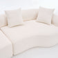 4 Seater Sofa With Fabric, 30D, 60 Hardness Full Sponge, 4 Pillow For Living Room, Home Furniture Sleeper Sectional Sofa For Apartment