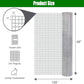 Galvanized Hardware Cloth, Gauge Welded Metal Wire Fence Roll For Garden And Animal Protection - Silver