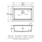 Quartz Kitchen Sink 30" X 22" Granite Composite Workstation Drop In Sink - White