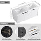 Contemporary Wall Mounted Bathroom Vanity With Resin Double Sink