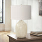 Table Lamp, Lighting, Ceramic, Contemporary - Cream
