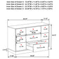 Edmondson - 9 Drawer Dresser With Hidden Jewelry Tray - Natural / Gray