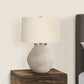 Lighting, Table Lamp, Concrete, Resin, Contemporary - Cream