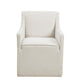 Traditional Skirted Dining Arm Chair