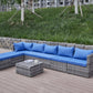 Patio Sofa With Cushions