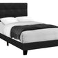 Bed, Upholstered, Frame Only, Transitional