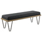 Upholstered Bench - Dark Blue