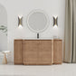 Freestanding Bathroom Vanity With Sink, 2 Small Storage Cabinets, Soft Close Doors