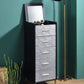 Myles - Jewelry Armoire - Black / Silver / Gold