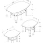 Table Set, Coffee, End, Side, Accent For Living Room (Set of 3)