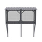 Premium Cat Window Box With Bug Proof Net For Large Indoor Cats Spruce Wood & Polyester - Antique Gray