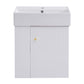 Modern Floating Bathroom Vanity With Ceramic Basin Perfect For Small Bathrooms