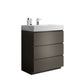Alice - Bathroom Vanity With Sink, Large Storage Freestanding