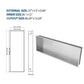 Stainless Steel Shower Niche With Seamless Design For Bathroom Storage