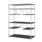 Vonara - Bookshelf - Chrome / Gray / Oak