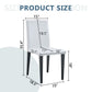 Versatile Dining Chairs With Comfortable Design And Metal Legs