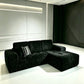 Boneless Modular Sofa For Living Room (Left) - Black
