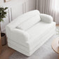 2 Seater Sofa Bed, Compact Foldable Floor Couch