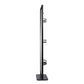 Full Length Standing Mirror, 360° Swivel Floor Mirror For Bedroom - Black