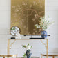 Cherry Blossom Wall Art Panels, Wall Decor For Living Room Dining Room Office Bedroom (Set of 2) - Gold