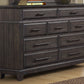 9 Drawer Dresser - Mahogany