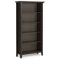 Amherst - 5 Shelf Bookcase, Handcrafted
