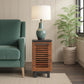 Chairside Table - Black / Bourbon
