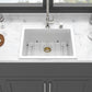 Quartz Kitchen Sink, Granite Composite, Drop In Sink With Durable Design