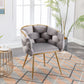 Luxury Modern Simple Leisure Single Sofa Chair Bedroom Lazy Person Household Dresser Stool Manicure Table Back Chair