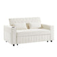 Pull-Out Sofa Bed Convertible Couch With Adjustable Backrest For Living Room
