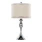 Ashland - Contemporary Table Lamp With Trim (Set of 2) - Polished Chrome / Cream