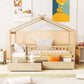 House Bed With 2 Drawers