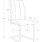 Dining Chair, Side Upholstered For Dining Room, Contemporary & Modern (Set of 2)