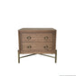 2 Drawer Nightstand With USB - Latte