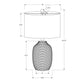 Table Lamp, Lighting, Ceramic, Contemporary - Cream