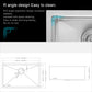 28" Undermount Kitchen Sink With, 10" Deep, Single Bowl, Rounded Corners - Brushed Nickel