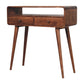 Solid Wood Curved Console Table