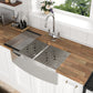 Farmhouse Double Bowl Sink With 50/50 Layout