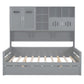 Daybed & All-In-One Cabinet And Shelf