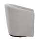 Oaklynn - Barrel Style Swivel Accent Chair