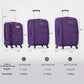 Softside Luggage Expandable 3 Piece Set Suitcase Upright Spinner Softshell Lightweight Luggage Travel Set
