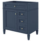 Bathroom Vanity With 2 Drawers And Tip-Out Drawer, Storage Cabinet
