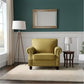 Upholstered Accent Armchair With Turned Legs For Living Room