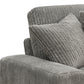 Tavia - Reversible Sectional Sofa With 6 Pillows - Gray