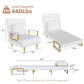 3 In 1 Convertible Folding Sofa Bed With Adjustable Backrest And Pillow