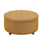 Tufted Storage Ottoman With Upholstery