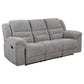 Sebring - Reclining Sofa With Manual Recline - Gray
