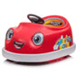 Bumper Car For Kids, 12V Dual Drive 1-6 Years Old Children's Electric Car With Pushrod Dinner Plate USB Bt Music Rocking Horse Mode Anti-Collision Bumper Ride On Car