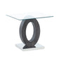 Tracker - End Table - Brown White