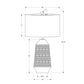 Contemporary Lighting, Table Lamp - Cream - Ceramic